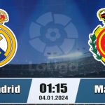Soi kèo bóng đá Real Madrid vs Mallorca 01h15 ngày 04/01/2024 cùng FB88
